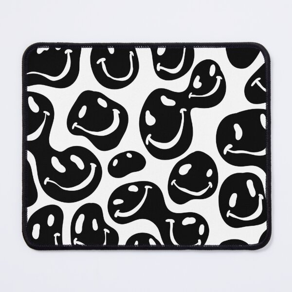 Item preview, groovy black smiley pattern  designed and sold by kaelinmeicher.