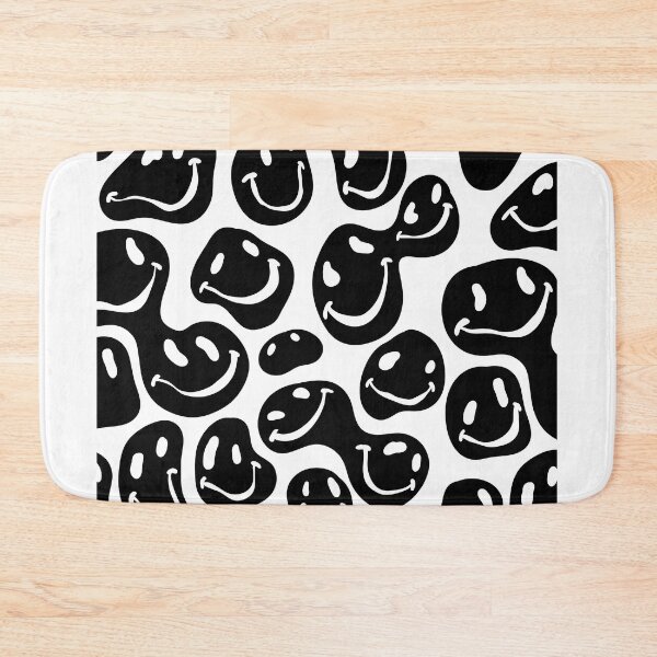 Item preview, groovy black smiley pattern  designed and sold by kaelinmeicher.