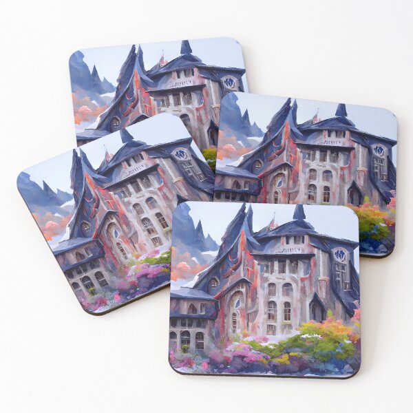 Item preview, House of Rutherbrook Ashtrack | Fantasy House Artwork | Medieval Castle Artwork | Fantasy Landscape Design designed and sold by AyfuDesigns.
