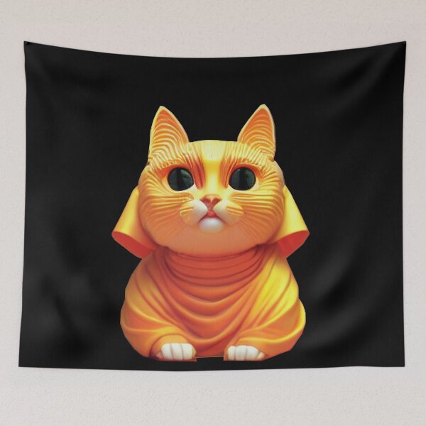 Item preview, Buddhist Kitty designed and sold by EverythingSings.