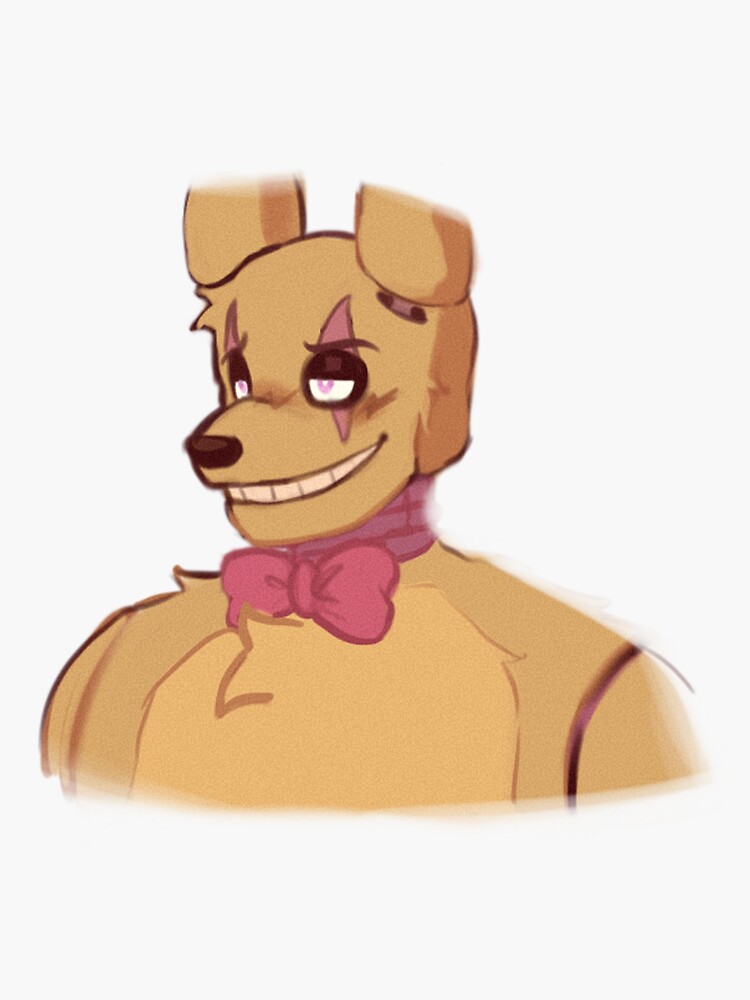 "Springtrap and Deliah comic" Sticker for Sale by secrettps | Redbubble