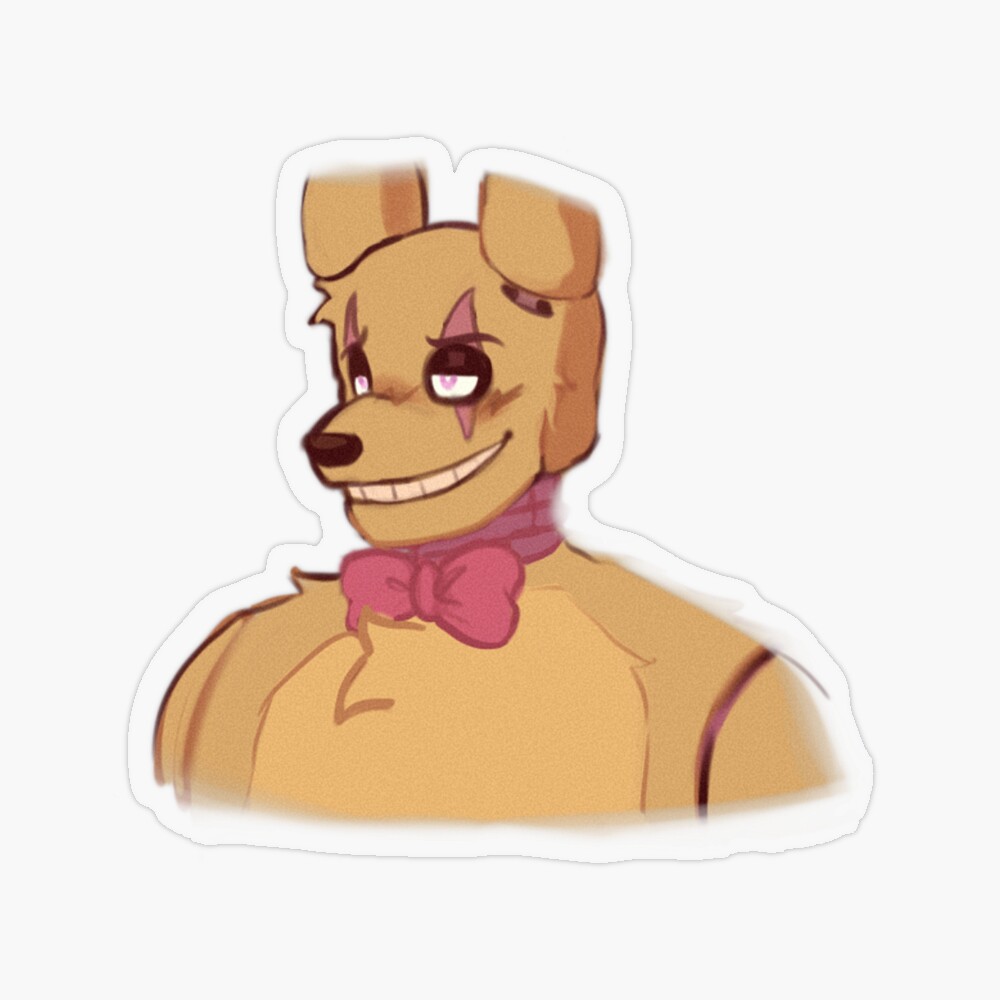 Springtrap and Deliah comic Sticker by secrettps | Redbubble