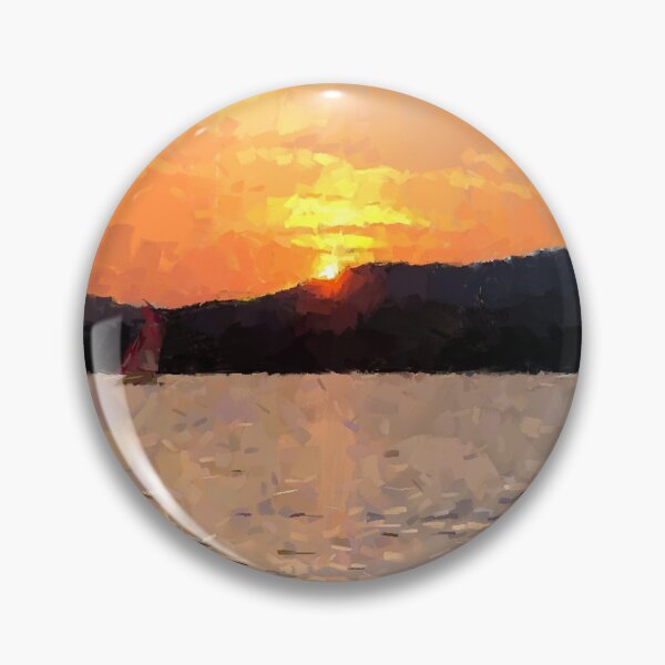 Item preview, Sunset Sail on Newfound Lake New Hampshire Painting designed and sold by jjomally1.