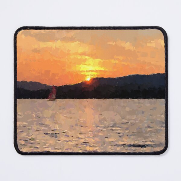 Item preview, Sunset Sail on Newfound Lake New Hampshire Painting designed and sold by jjomally1.