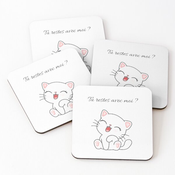 Aperçu de l'œuvre tu reste avec moi-cat- animal- cute- lovely cats-baby cats créée et vendue par joulay.