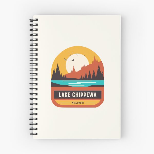Item preview, Lake Chippewa Wisconsin Retro Logo designed and sold by salsalis.