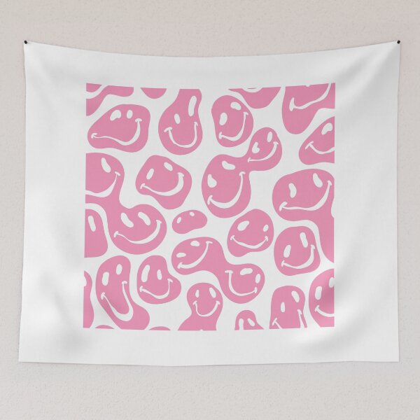 Item preview, groovy pink smileys designed and sold by kaelinmeicher.