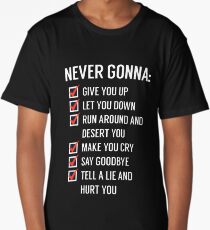 Rick Astley - Never gonna give you Up Long T-Shirt