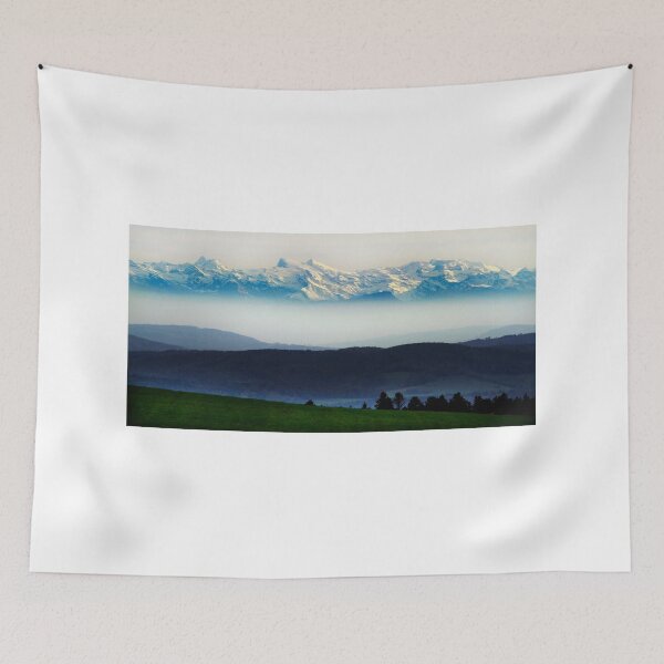 Item preview, View to the Swiss Alps ... designed and sold by Angelika  Vogel.
