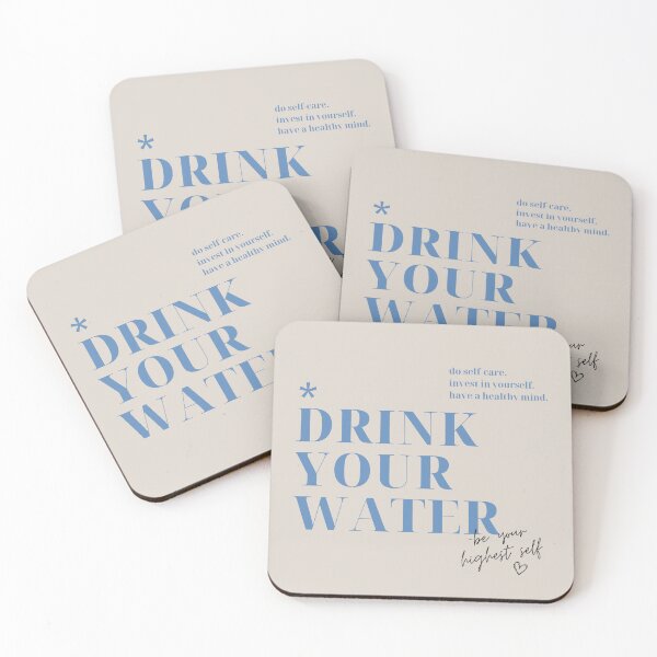 Item preview, "DRINK YOUR WATER." designed and sold by Aira Rhys Albano.