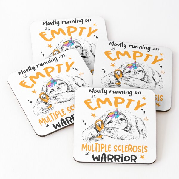 Item preview, Mostly running on Empty Multiple Sclerosis Warrior designed and sold by ElizabethS809.