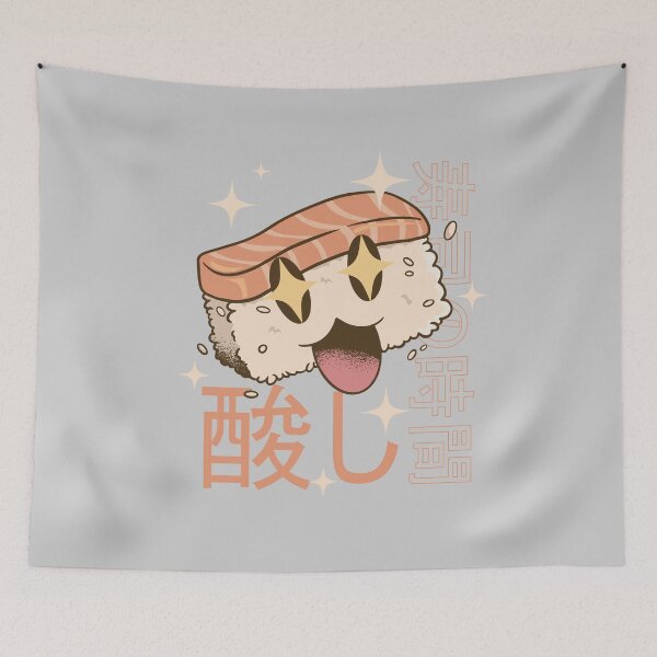 Item preview, Kawaii Sushi Japanese Food designed and sold by bennetthuskers.
