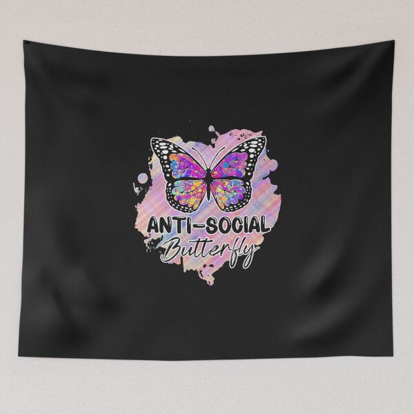 Item preview, Mariposa antisocial designed and sold by vwglaesqv75.