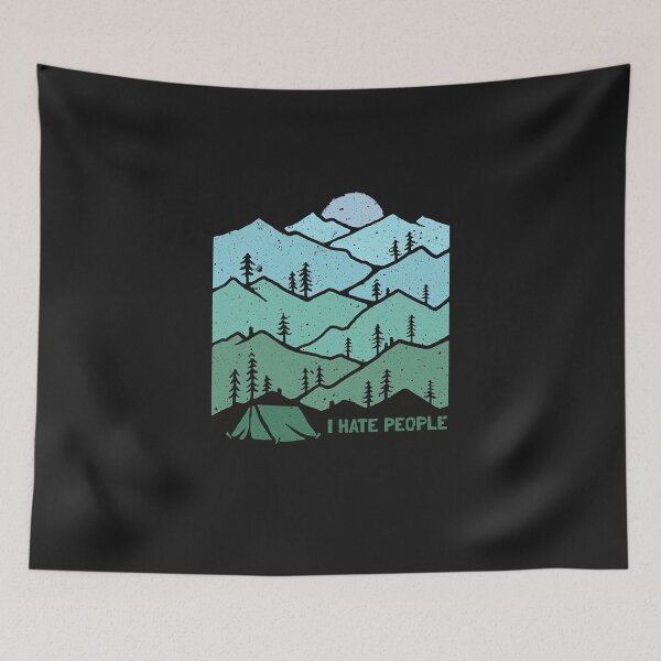 Item preview, I hate People Outdoor Winter Campin designed and sold by vwglaesqv75.