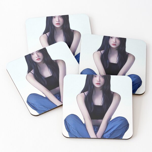 Item preview, Eunchae Le Sserafim Digital Art Vector designed and sold by myusic.