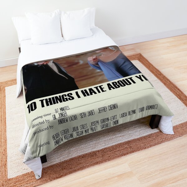 10 Things I Hate About You Comforter
