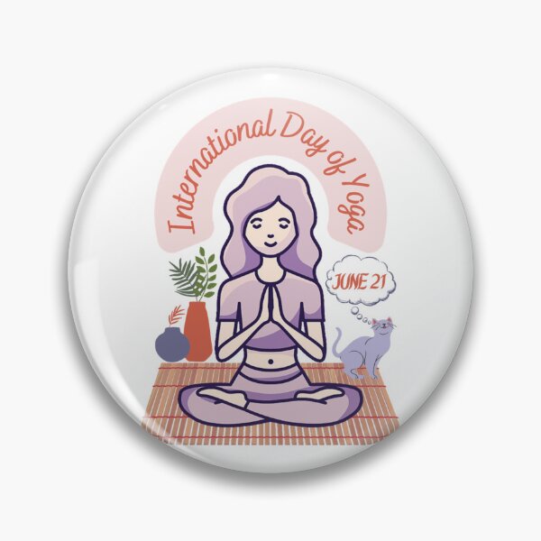 Item preview, International Day of Yoga June 21   designed and sold by CreaTeeVityCO.