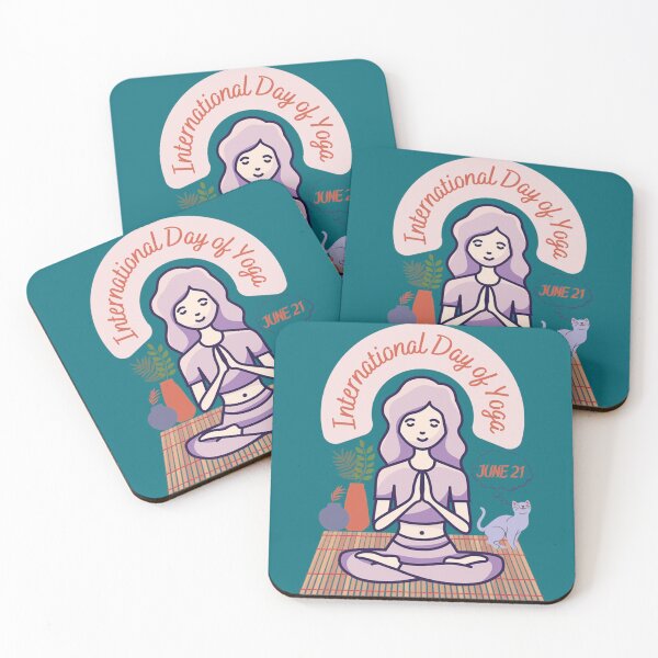Item preview, International Day of Yoga June 21   designed and sold by CreaTeeVityCO.
