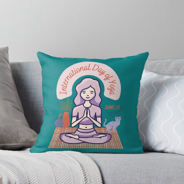 Item preview, International Day of Yoga June 21   designed and sold by CreaTeeVityCO.