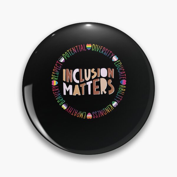 Item preview, Inclusion matters funny vintage diversity kindness teacher designed and sold by beckadamr.
