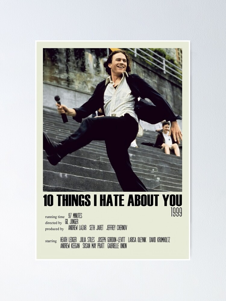 10 Things I Hate About You Poster for Sale by SadieGislason