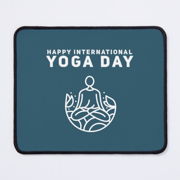 Item preview, Happy international yoga day    designed and sold by CreaTeeVityCO.