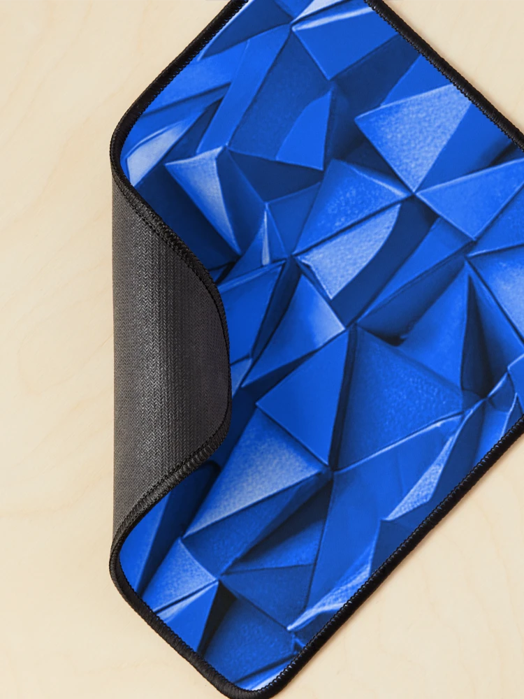 Thumbnail 2 of 5, Mouse Pad, Blue Triangle Rumble designed and sold by TiltedCode.