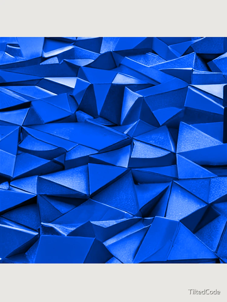 Thumbnail 6 of 6, Premium Oversized Sweatshirt, Blue Triangle Rumble designed and sold by TiltedCode.