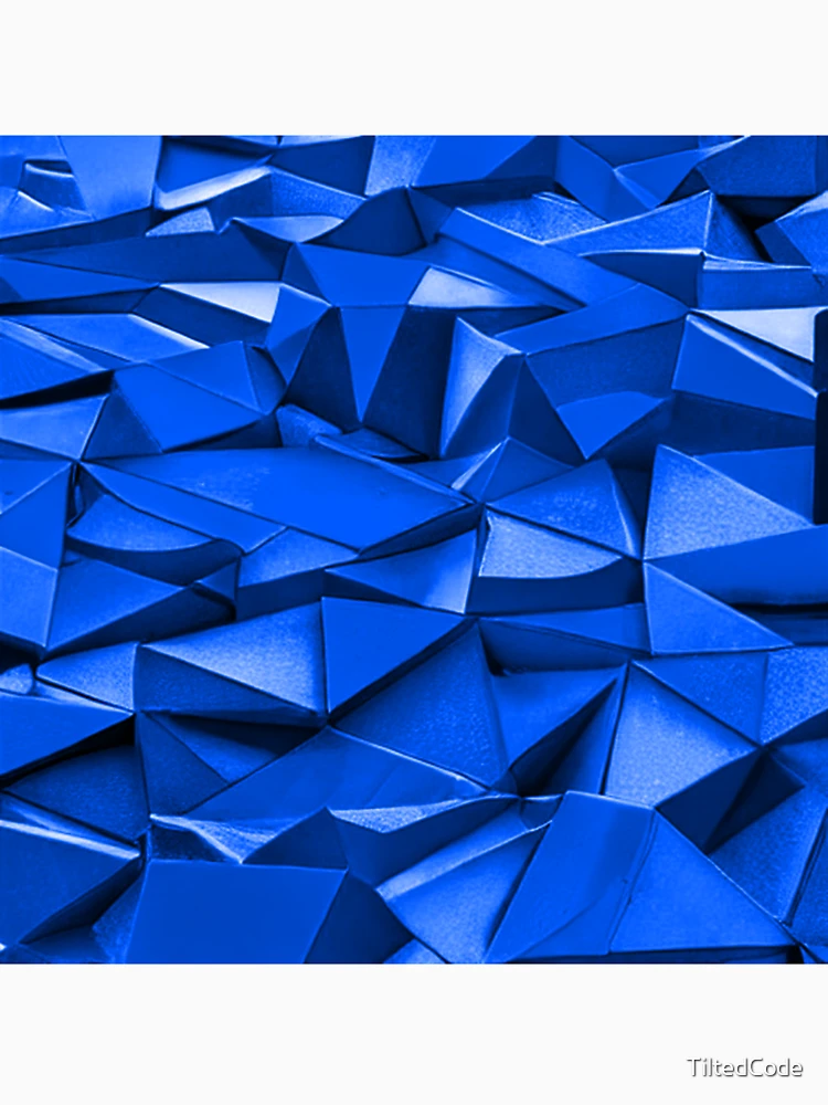 Thumbnail 6 of 6, Pullover Hoodie, Blue Triangle Rumble designed and sold by TiltedCode.
