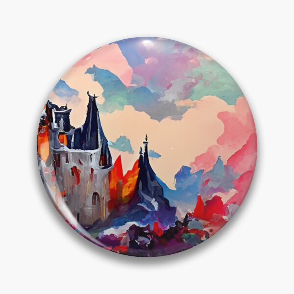 Item preview, House of Fronsloo Chavafort | Fantasy House Artwork | Medieval Castle Artwork | Fantasy Landscape Design designed and sold by AyfuDesigns.