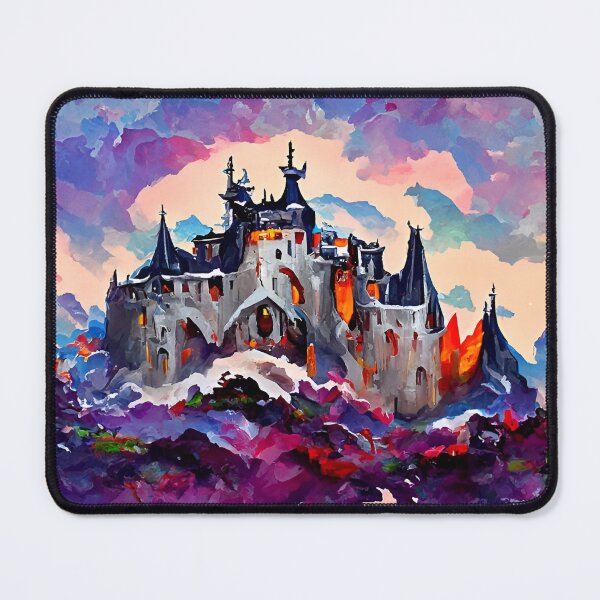 Item preview, House of Fronsloo Chavafort | Fantasy House Artwork | Medieval Castle Artwork | Fantasy Landscape Design designed and sold by AyfuDesigns.