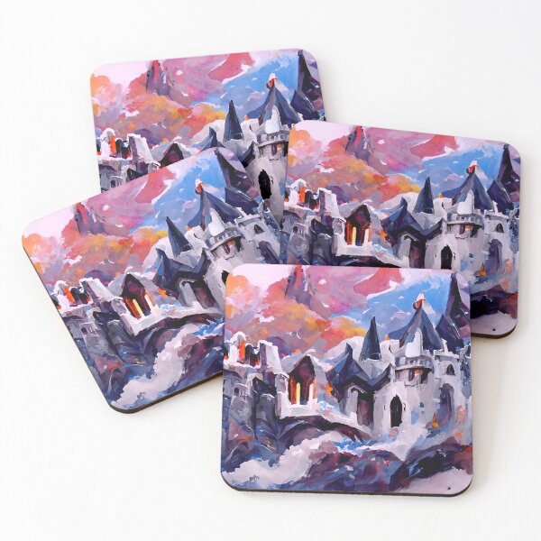 Item preview, House of Sloonse Aguempes | Fantasy House Artwork | Medieval Castle Artwork | Fantasy Landscape Design designed and sold by AyfuDesigns.