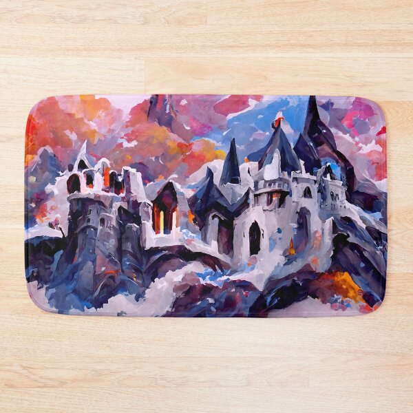 Item preview, House of Sloonse Aguempes | Fantasy House Artwork | Medieval Castle Artwork | Fantasy Landscape Design designed and sold by AyfuDesigns.