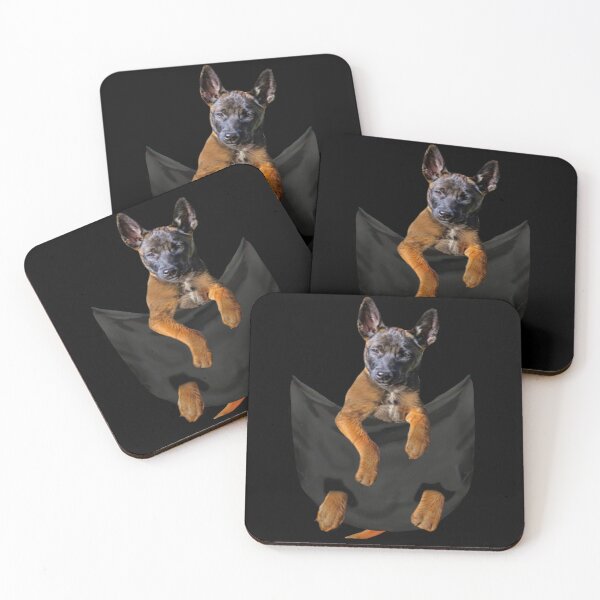 Item preview, Best Belgian Malinois dog in pocket for malinois owner designed and sold by Unique-Tees.