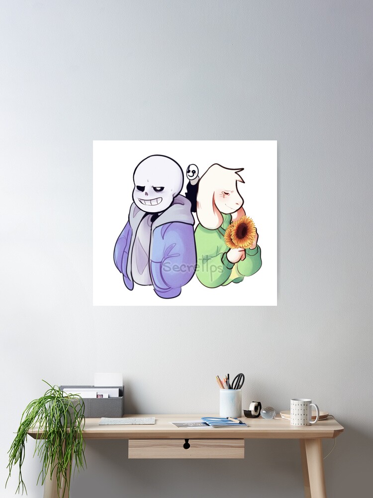 DRAGON VINES Undertale Blue Eye Epic Sans Papyrus And Gaster Comics Canvas  Art Prints Poster Homes Offices Garages Shops decoration 08x12inch(20x30cm)  : : Home & Kitchen