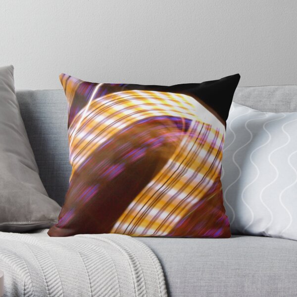 Diverging Parallels Throw Pillow