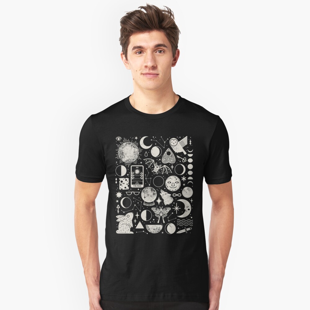 Lunar Pattern: Eclipse Slim Fit T-Shirt