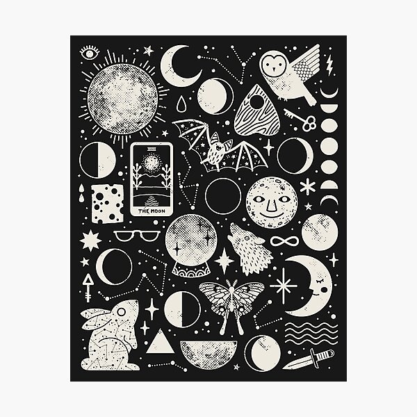 Lunar Pattern: Eclipse Photographic Print