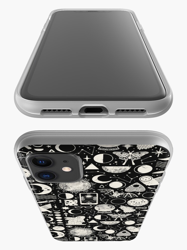 Alternate view of Lunar Pattern: Eclipse iPhone Case & Cover