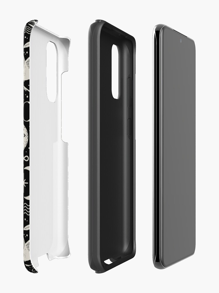 Alternate view of Lunar Pattern: Eclipse Case & Skin for Samsung Galaxy
