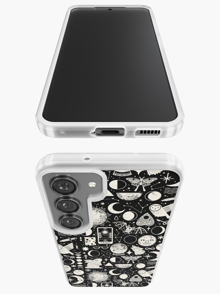 Thumbnail 3 of 4, Samsung Galaxy Phone Case, Lunar Pattern: Eclipse designed and sold by Camille Chew.