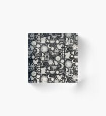 Lunar Pattern: Eclipse Acrylic Block