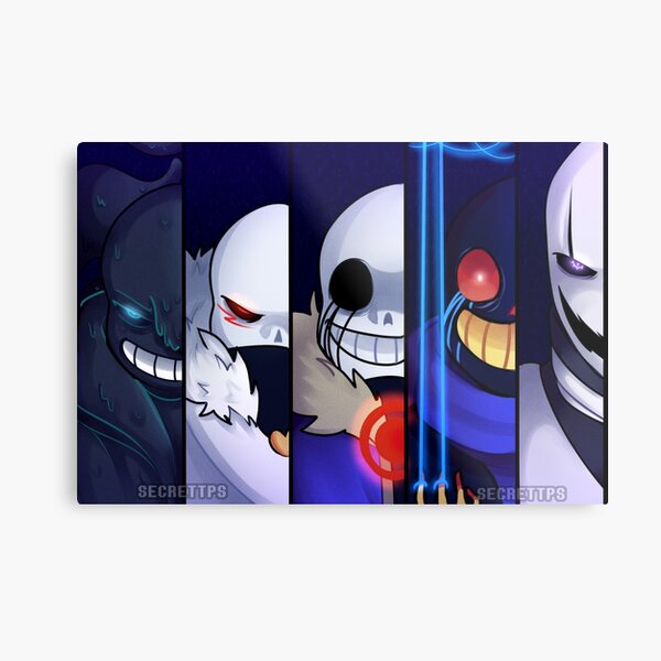 Nightmare Sans (blushing) Photographic Print for Sale by