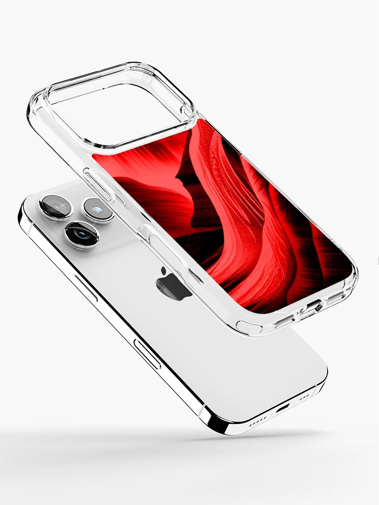 Thumbnail 2 of 5, iPhone Case, Red Runith Over designed and sold by TiltedCode.