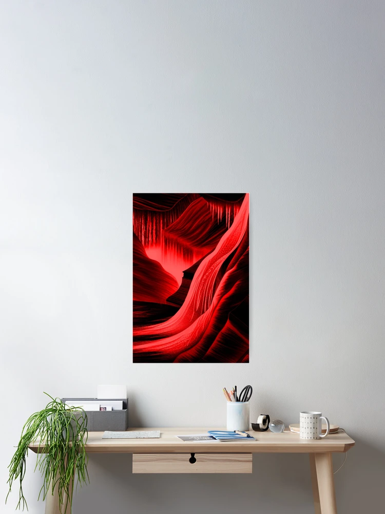 Thumbnail 2 of 3, Poster, Red Runith Over designed and sold by TiltedCode.