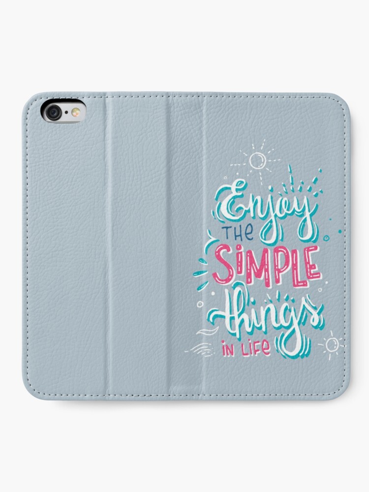 Alternate view of Fun motivational lettering iPhone Wallet