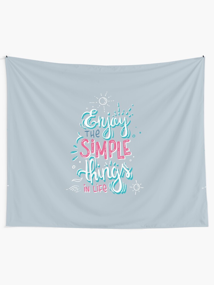 Alternate view of Fun motivational lettering Tapestry