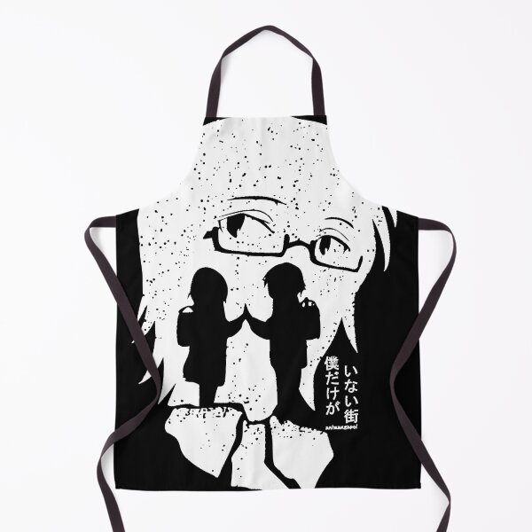 Item preview, Erased anime satoru fujinuma x kayo hinazuki black and white snowy silhouette with aesthetic japanes designed and sold by JaydienTo.