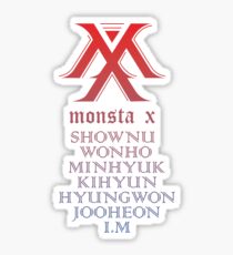 monsta x stickers redbubble