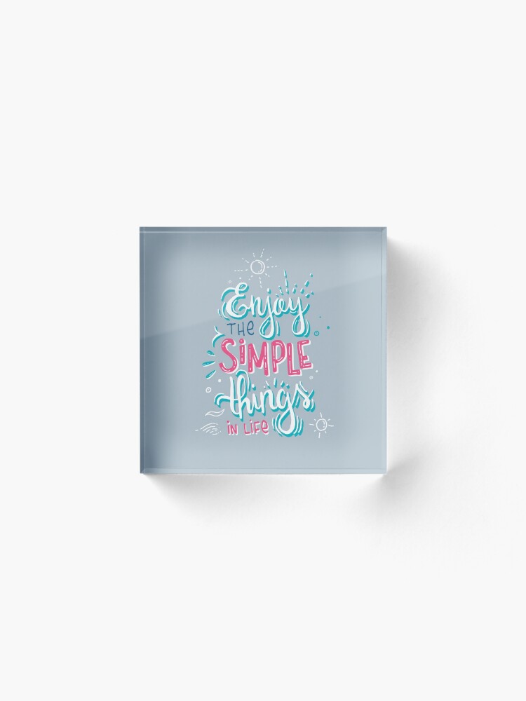 Alternate view of Fun motivational lettering Acrylic Block